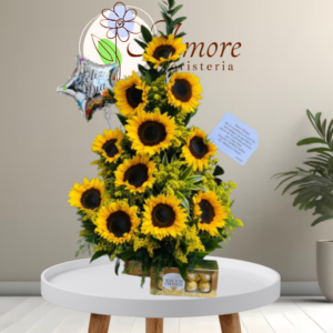 Arreglo Girasoles en Celebración